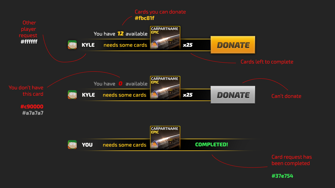 Draw Race 3: UX Spec: Card Donation