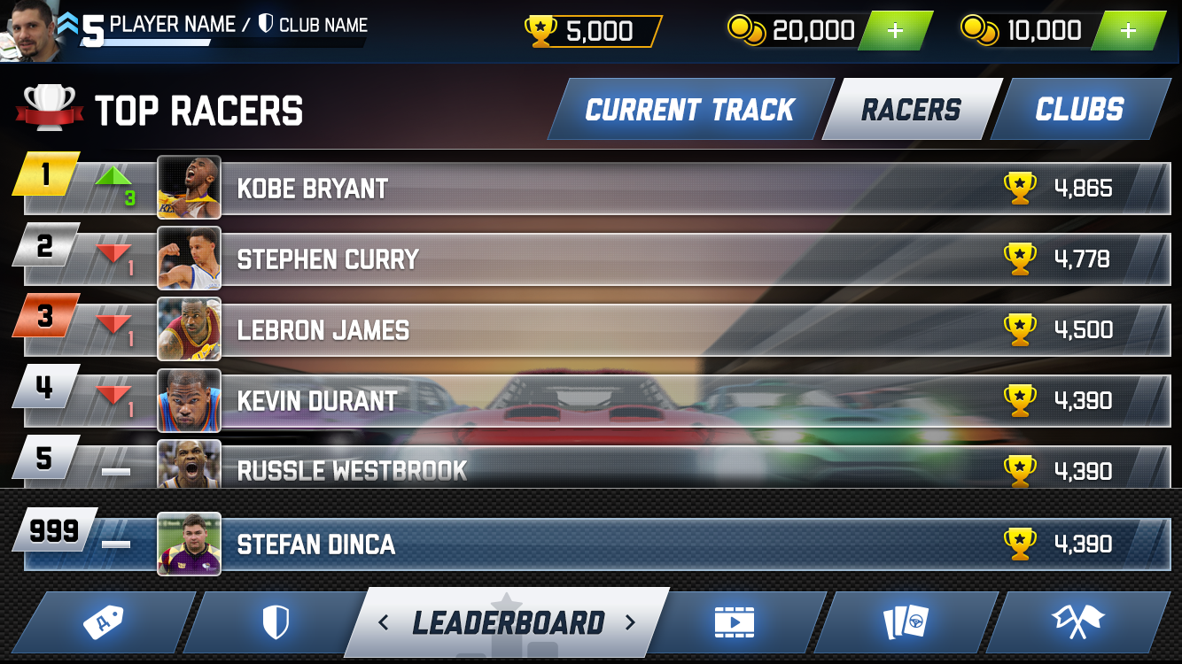 Draw Race 3: Leaderboard