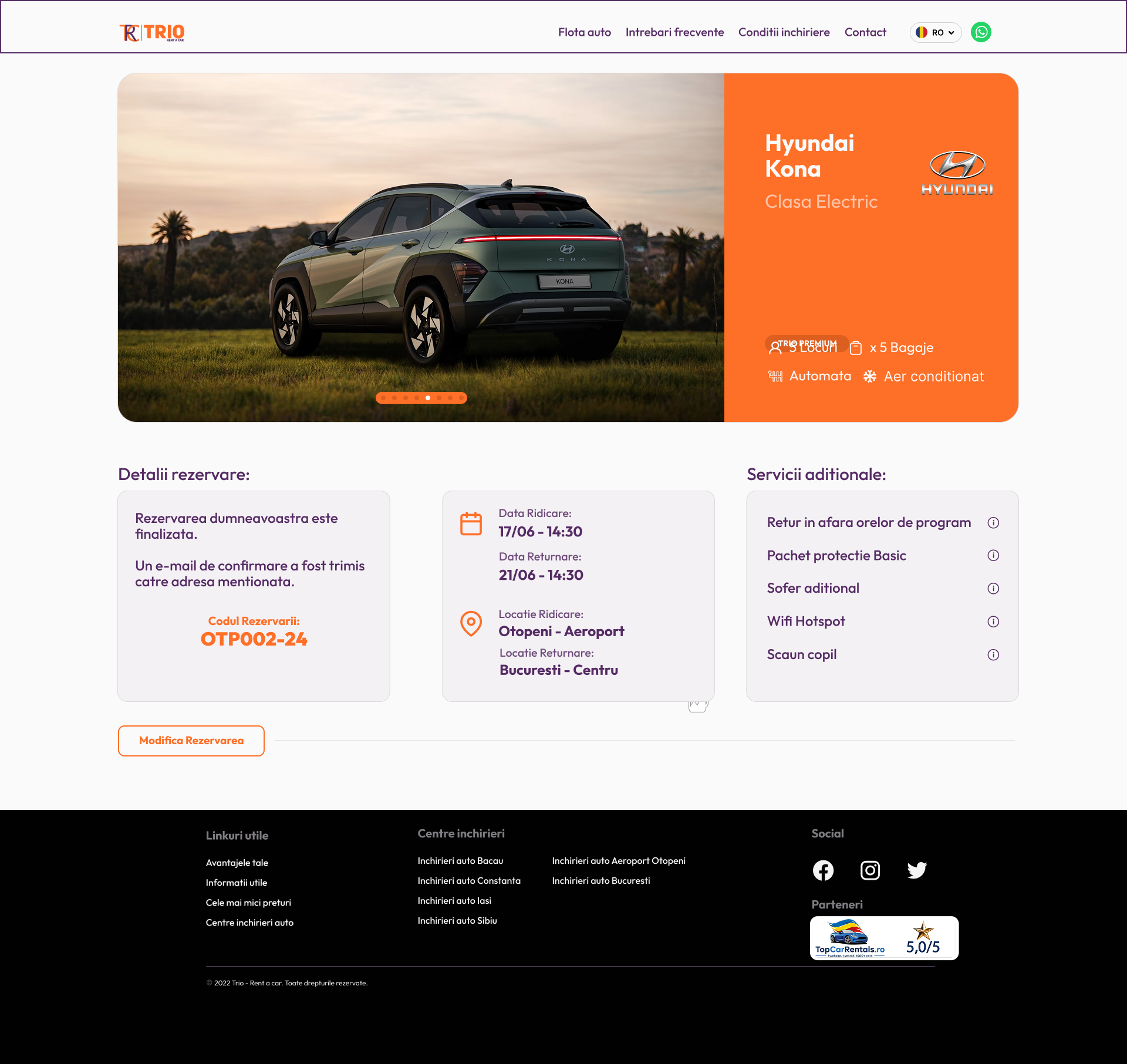 TRIO: Confirmation: Hyundai Kona